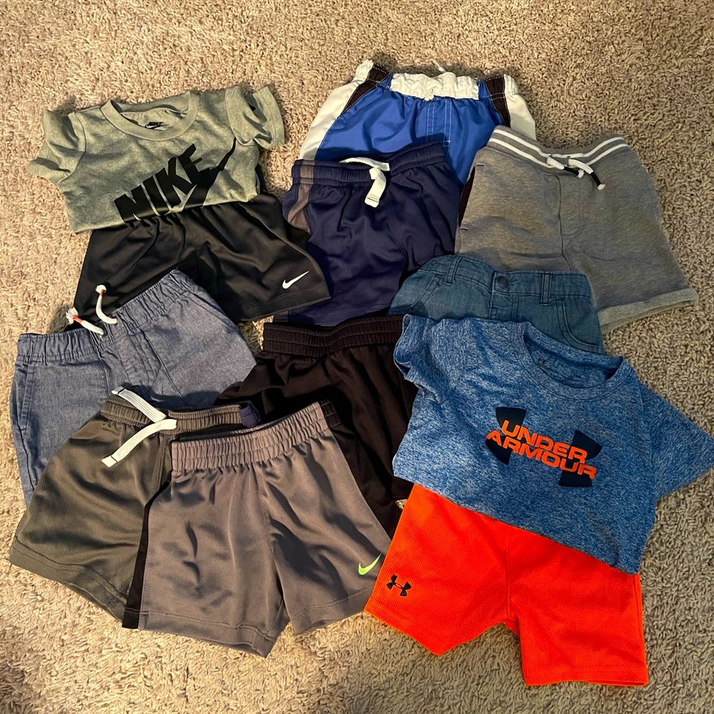 Used 18 months boys shorts/tops